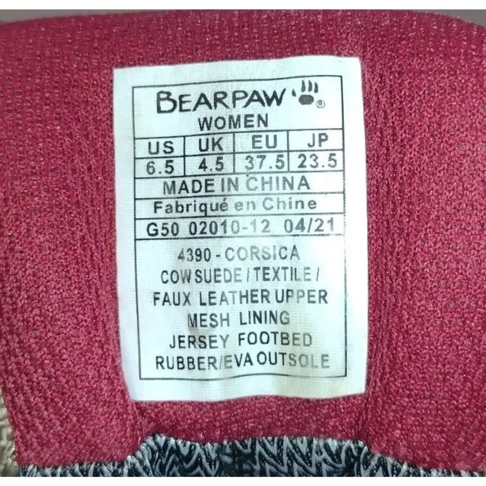 Bear paw Hiking Boots. Brown Women’s Size 6.5 M comfort waterproof gorp corp